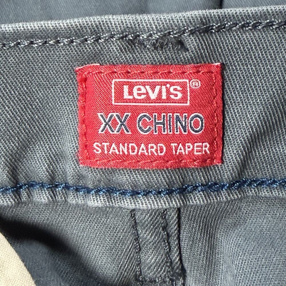 Levi's Chino Mens 29x32 (32x31) Xx Standard Tapered Chino Pants Dark Slate - Picture 4 of 7